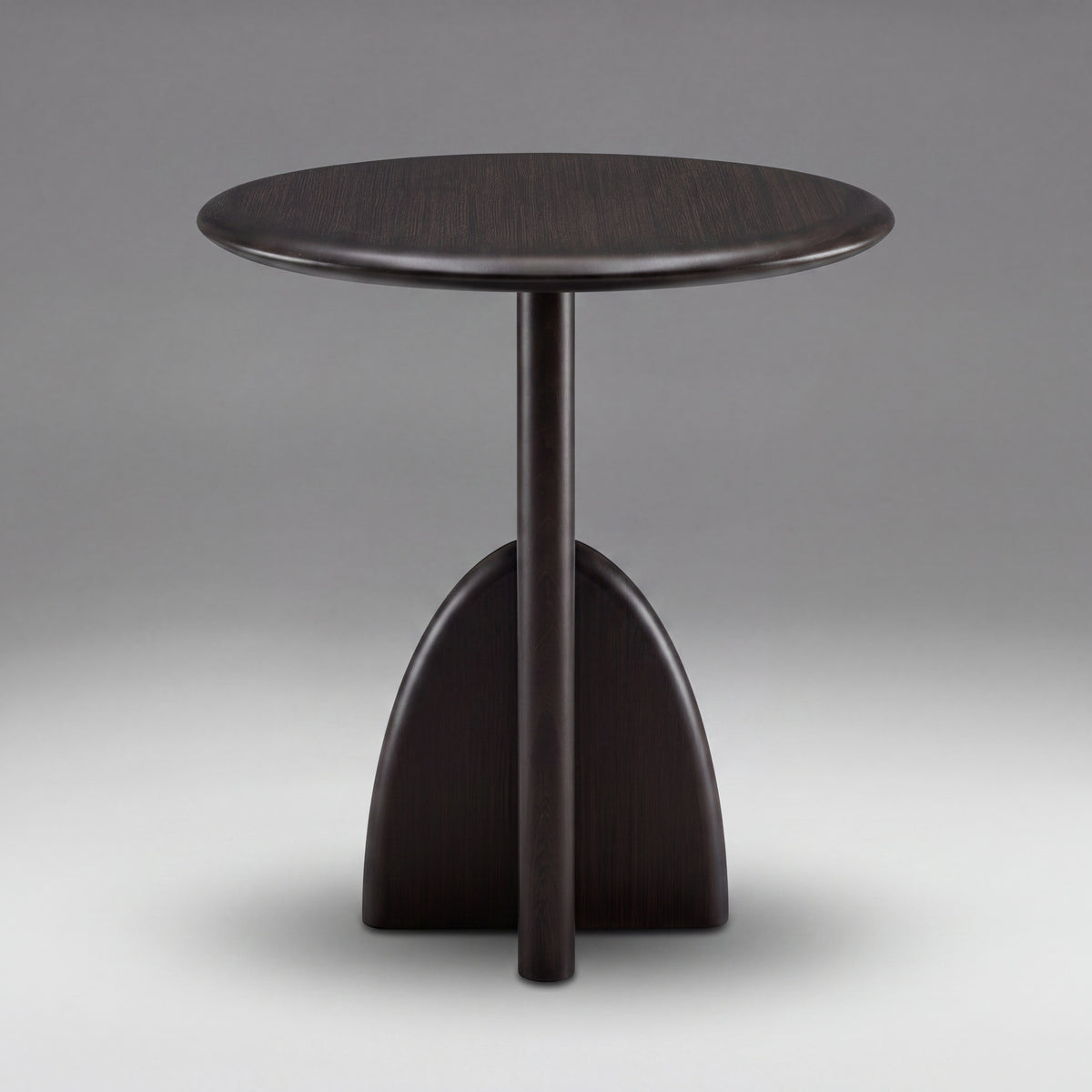 Greenington Zephyr Side Table in Caviar bamboo, on a studio background