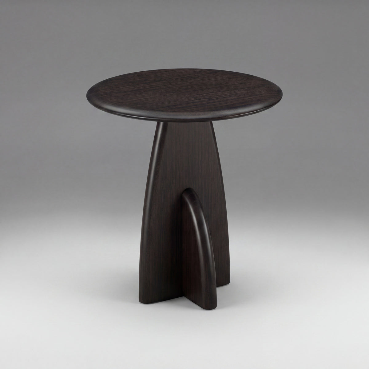 Greenington Zephyr Side Table in Caviar bamboo, shown on a plain background
