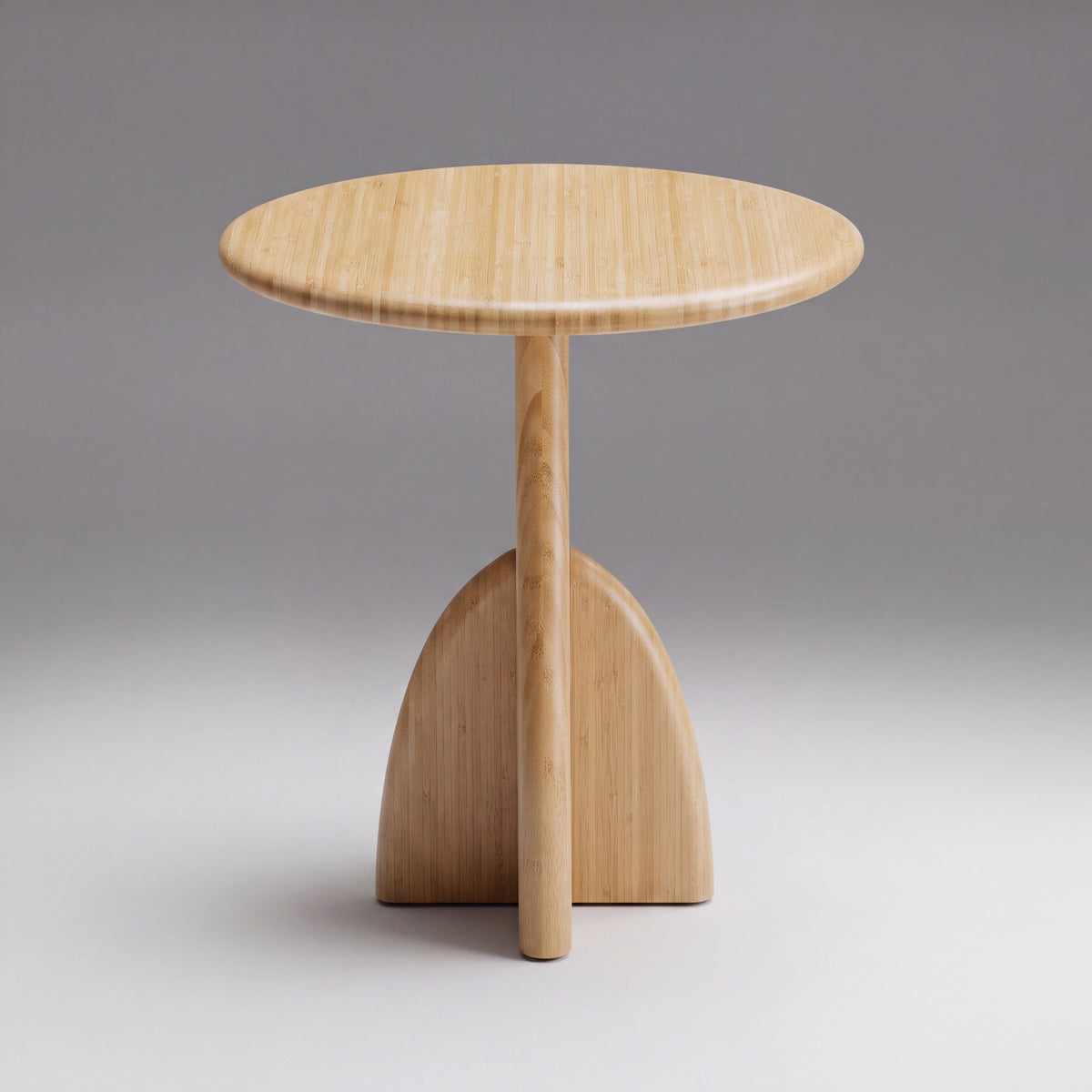 Greenington Zephyr Side Table in Wheat bamboo, shown on a plain background