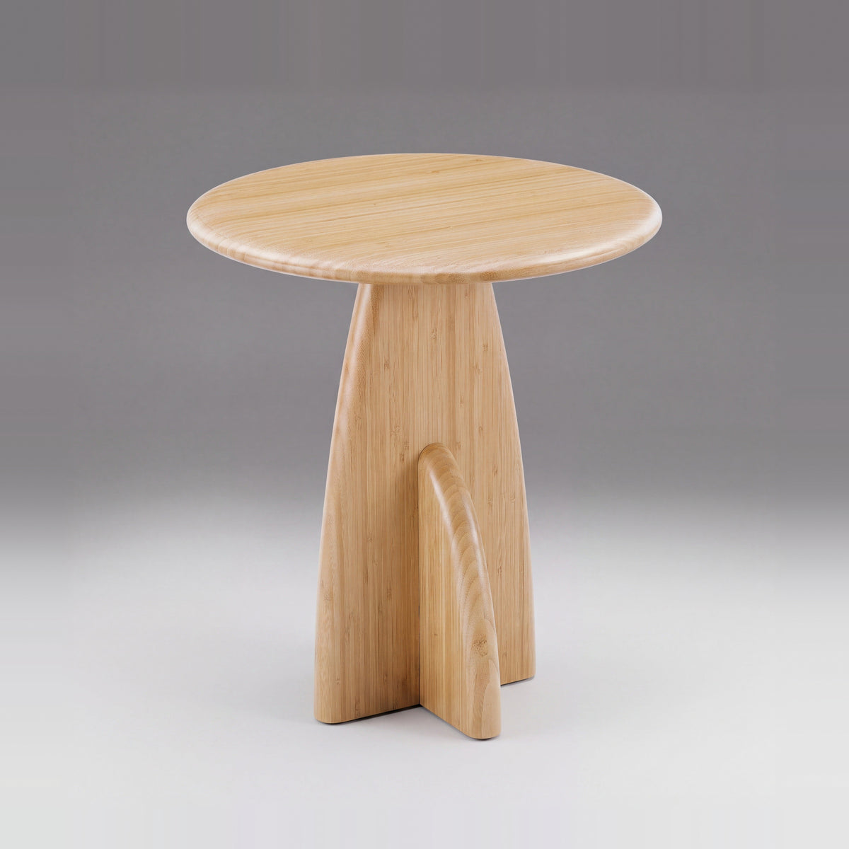 Greenington Zephyr Side Table in Wheat bamboo, on a studio background