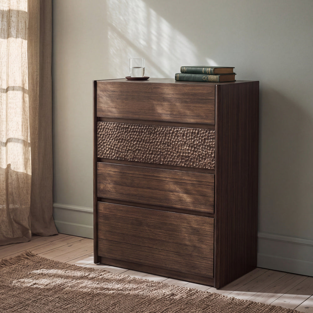 Zeva chest and dresser in Black Walnut