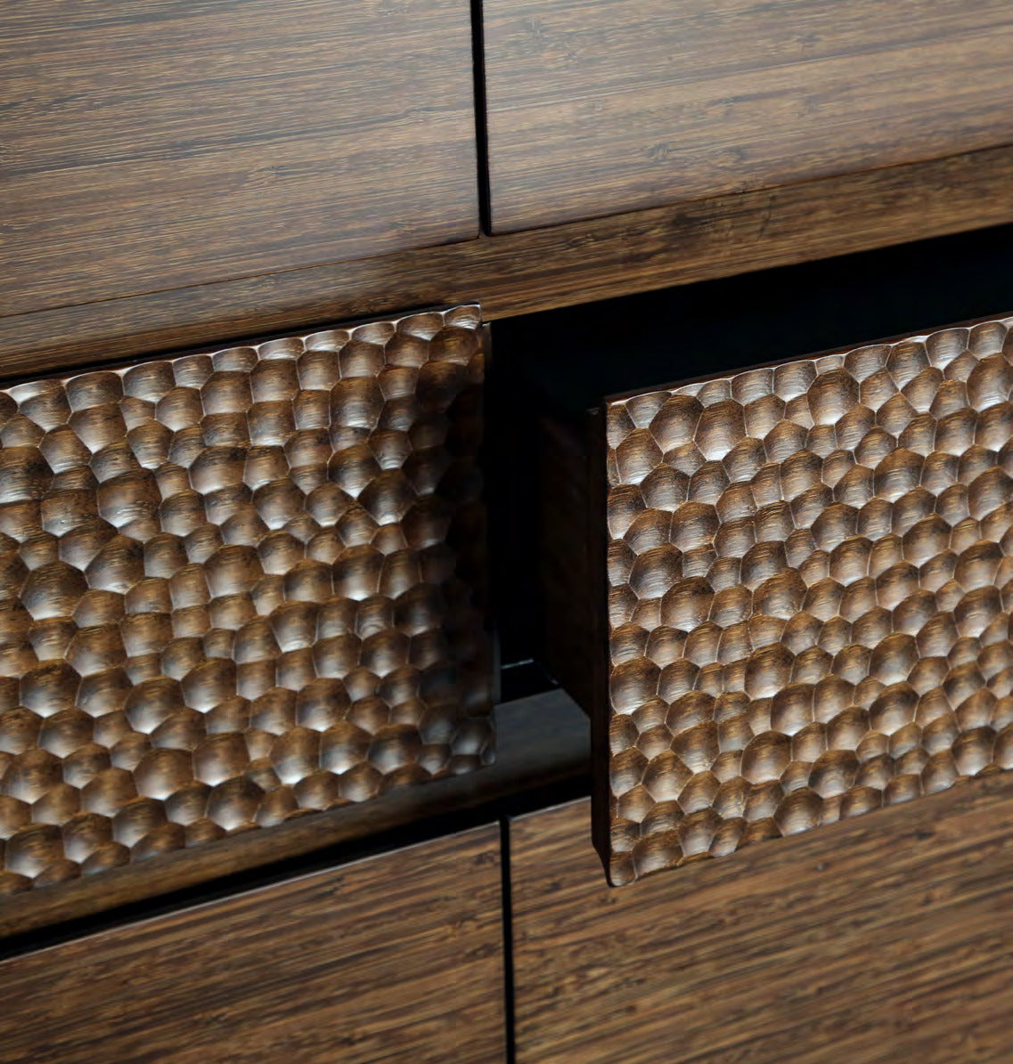 Zeva platform bed in Black Walnut