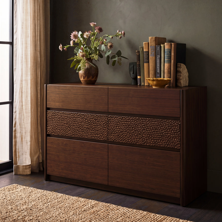 Zeva dresser and chest in Black Walnut