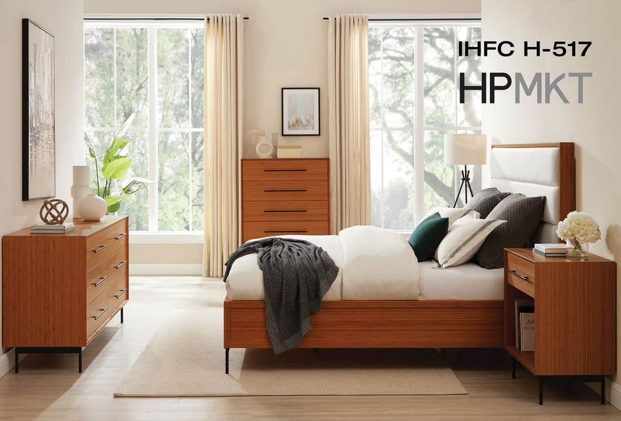 Greenington bedroom display for the 2023 Spring High Point Market, IHFC H-517