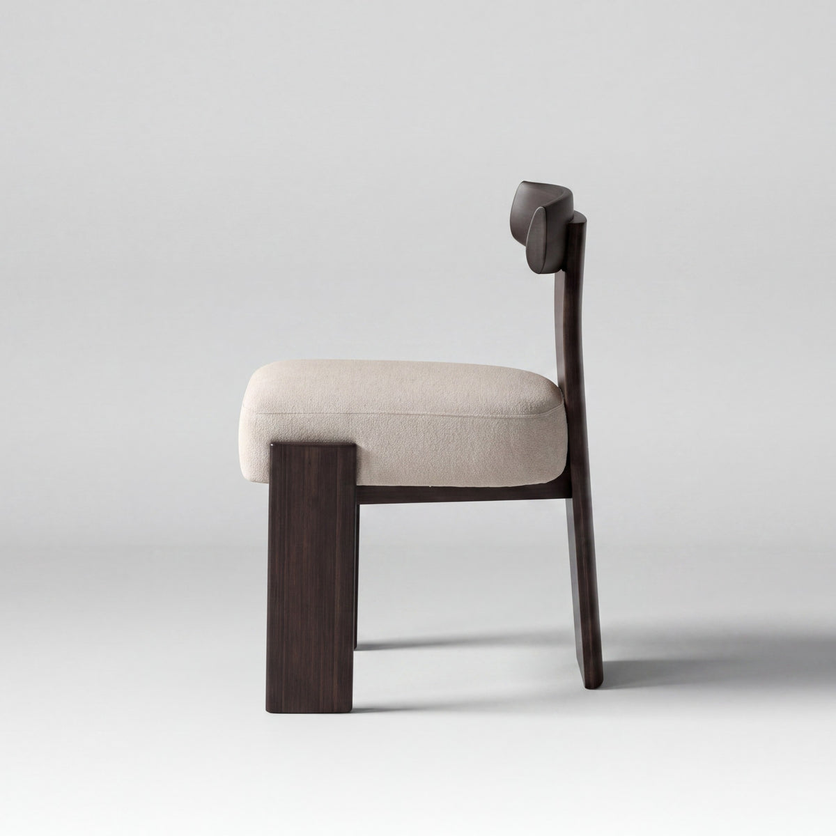 Greenington Olly Dining Chair in Caviar bamboo, studio photo on a plain background