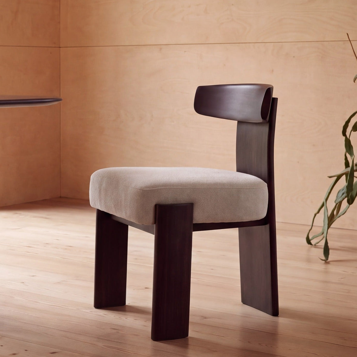 Greenington Olly Dining Chair in Caviar bamboo