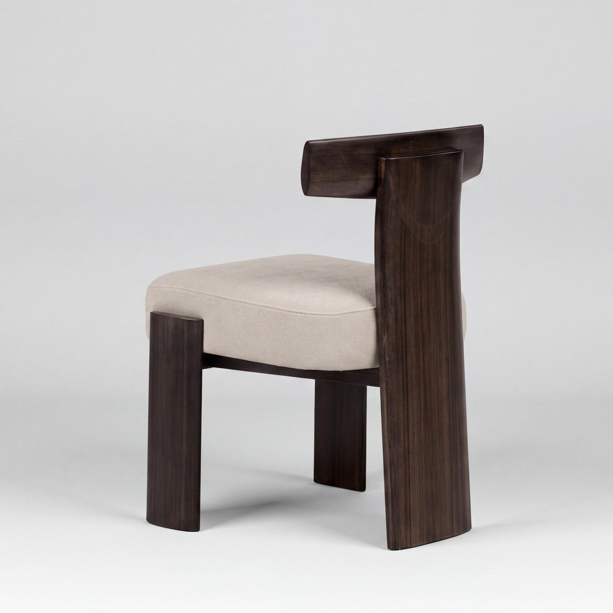 Greenington Olly Dining Chair in Caviar bamboo, shown on a plain background