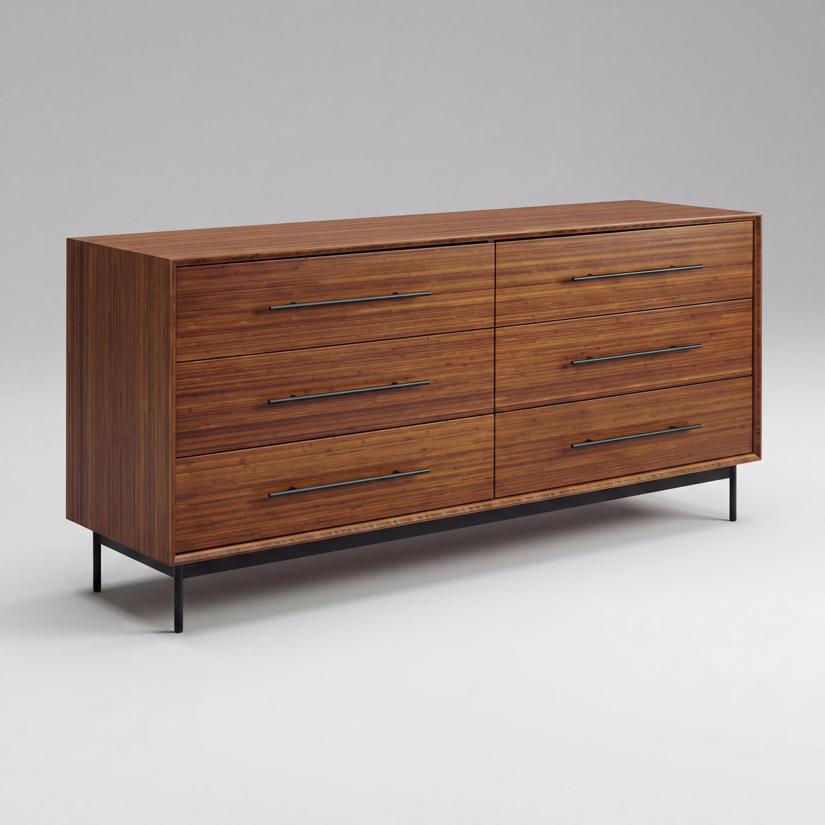 Greenington Taylor Dresser in Amber bamboo, shown on a plain background