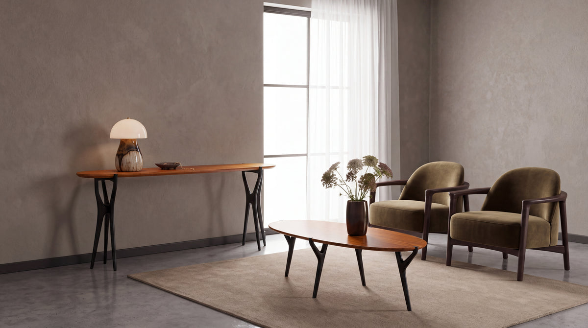 Living Room furniture in solid bamboo