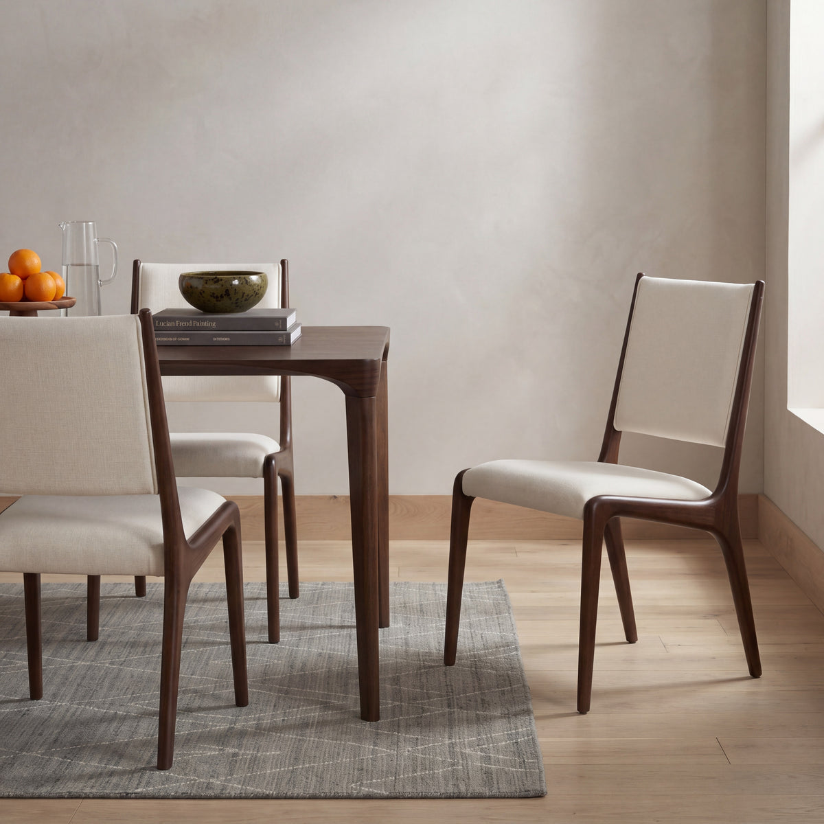 Greenington Torino Dining Chair in Black Walnut bamboo, pictured in a dining room
