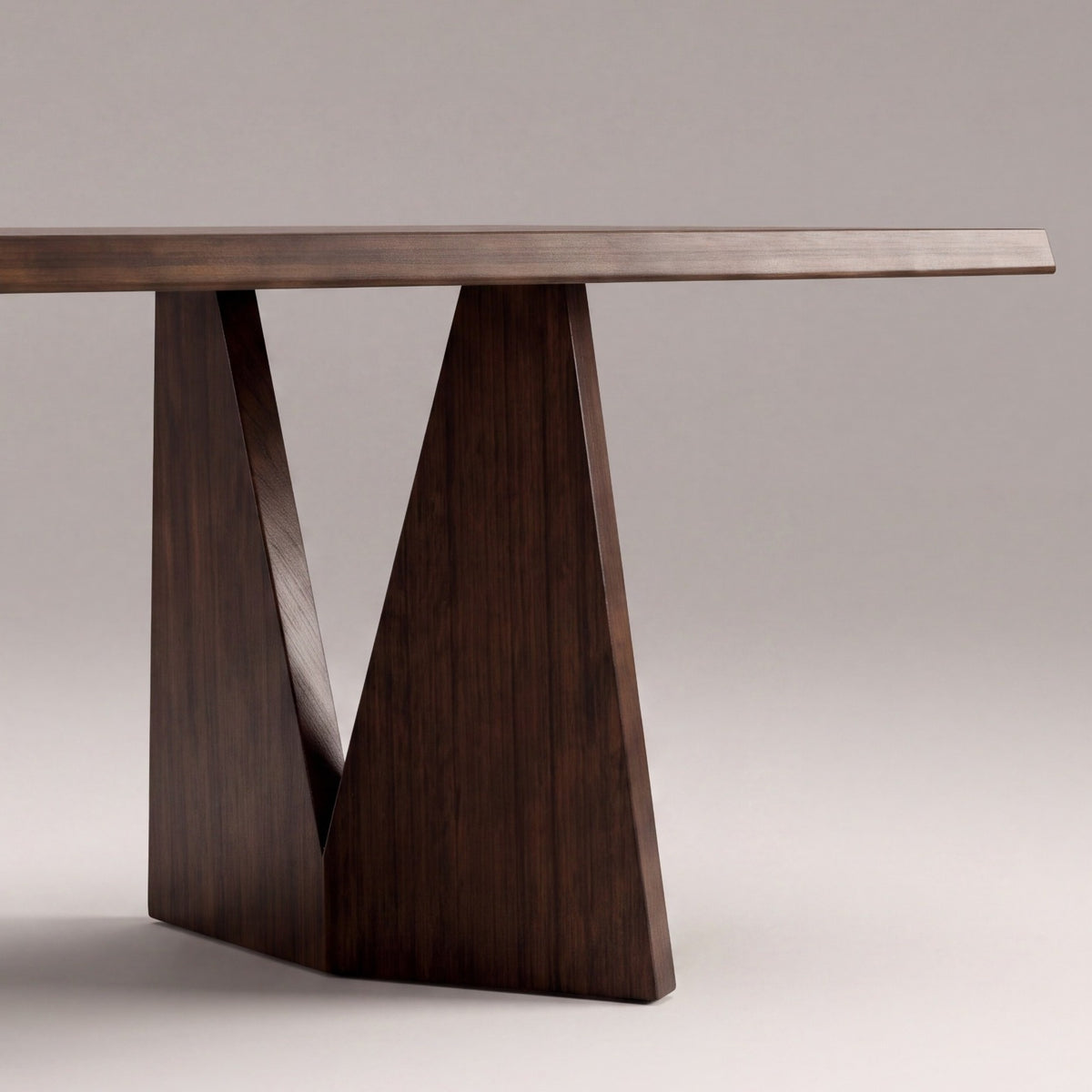 Greenington Torrey Dining Table in Black Walnut bamboo