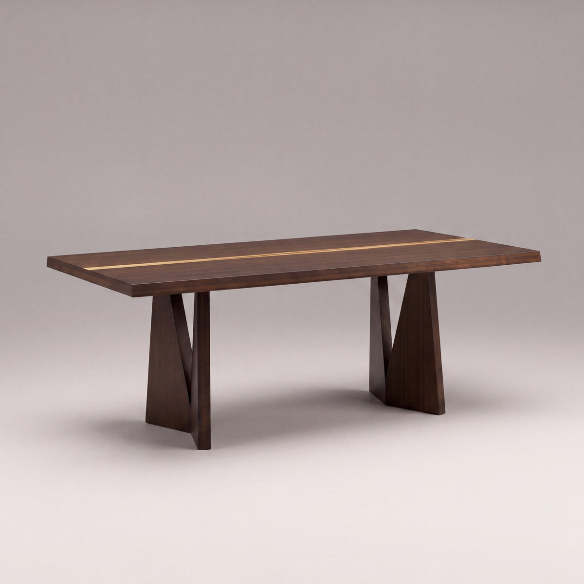 Greenington Torrey Dining Table in Black Walnut bamboo
