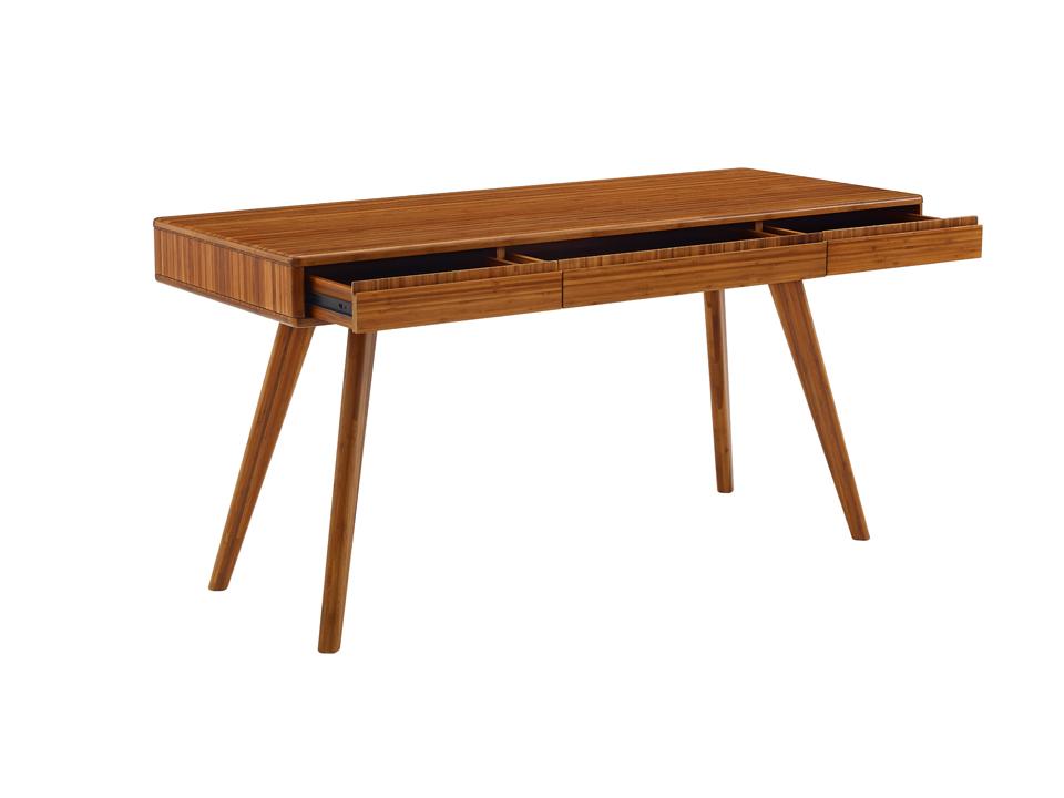 Greenington Currant Writing Desk in Solid Amber Bamboo