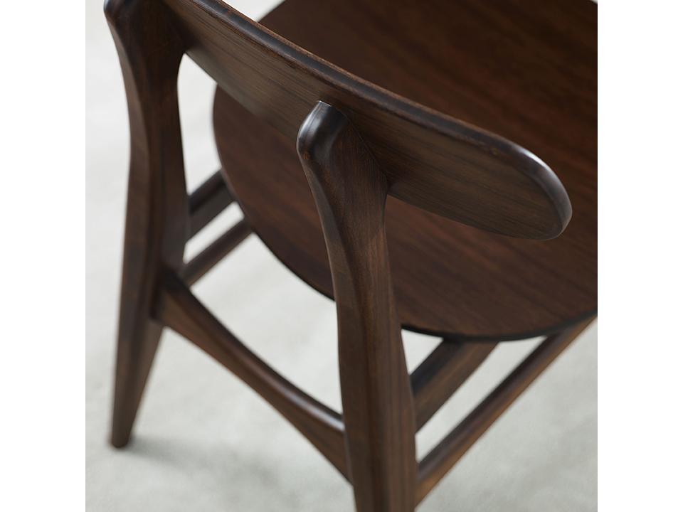 Greenington's Modern and Sustainable Cassia Solid Bamboo Dining Chair in Sable Finish