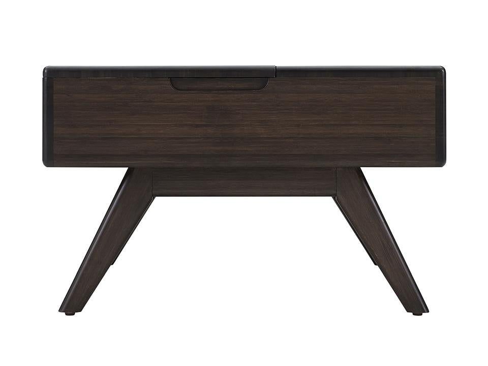 Greenington's Modern and Sustainable Rhody Lift Top Solid Bamboo Occasional Coffee Table in Havana