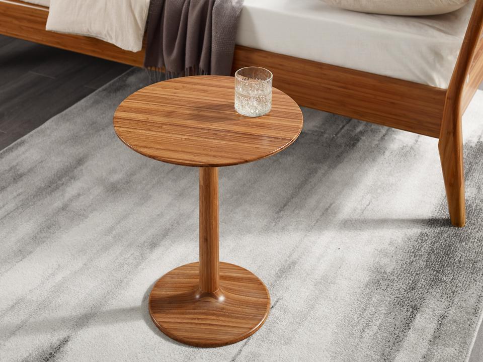 Greenington Sol Side Table in Solid Amber Bamboo