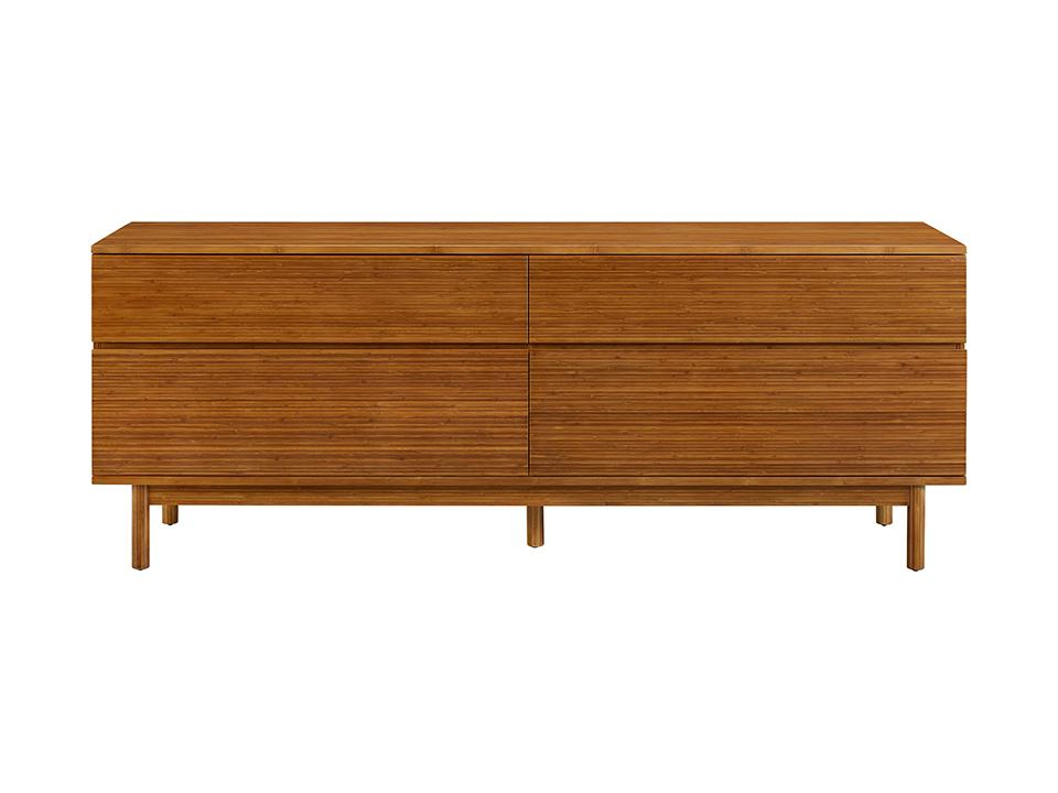 modern bamboo dresser Tortoise Bamboo Dresser